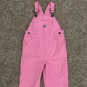 Toddler girls Carhartt Overalls